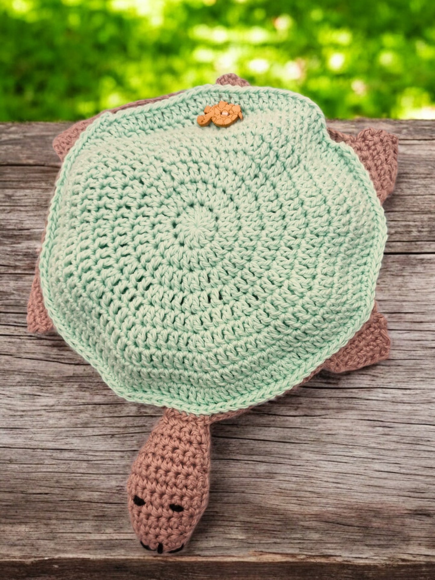 Handmade Crochet Turtle and Babies Memory Game - Cotton Soft Toy