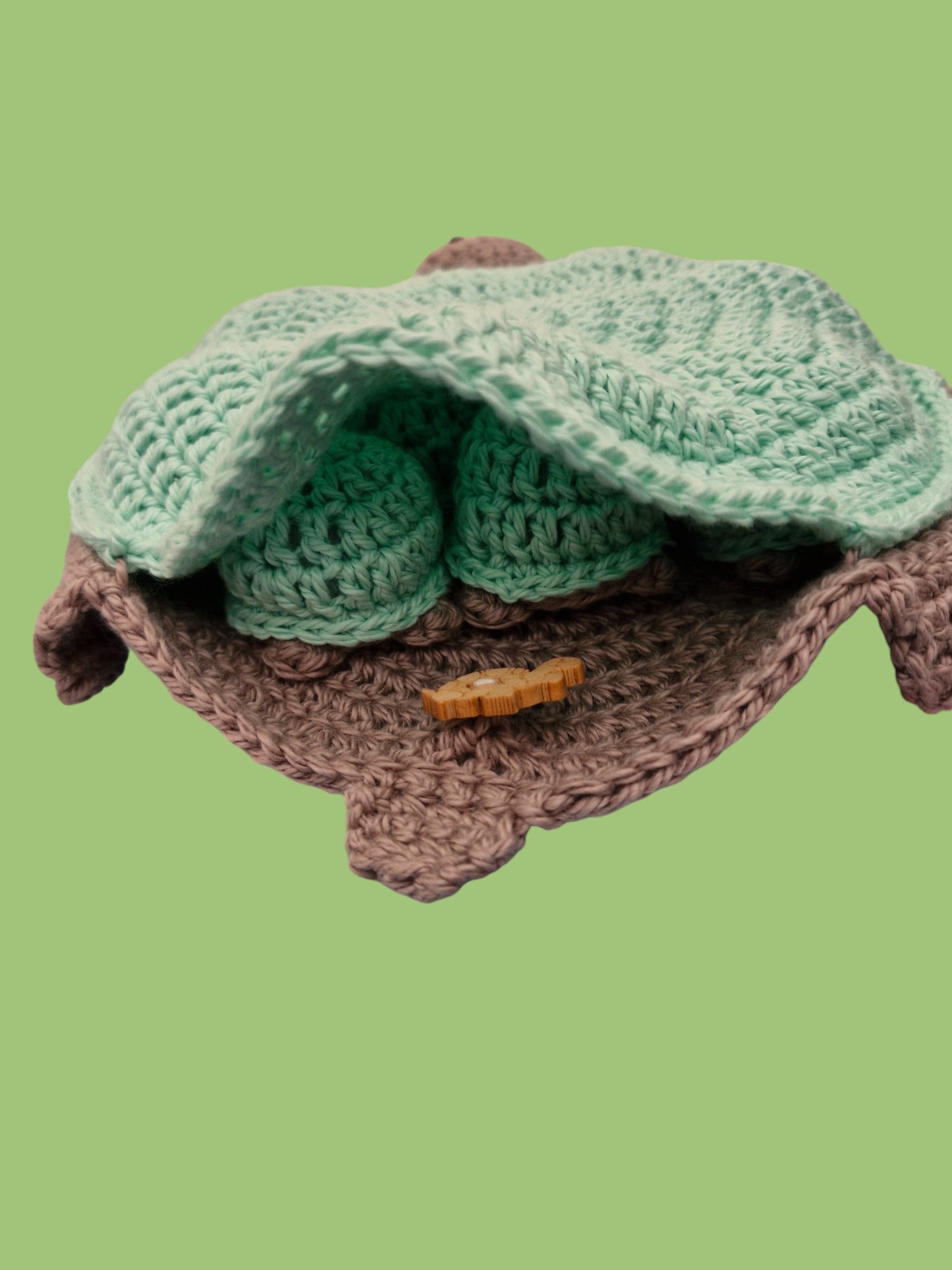 Handmade Crochet Turtle and Babies Memory Game - Cotton Soft Toy