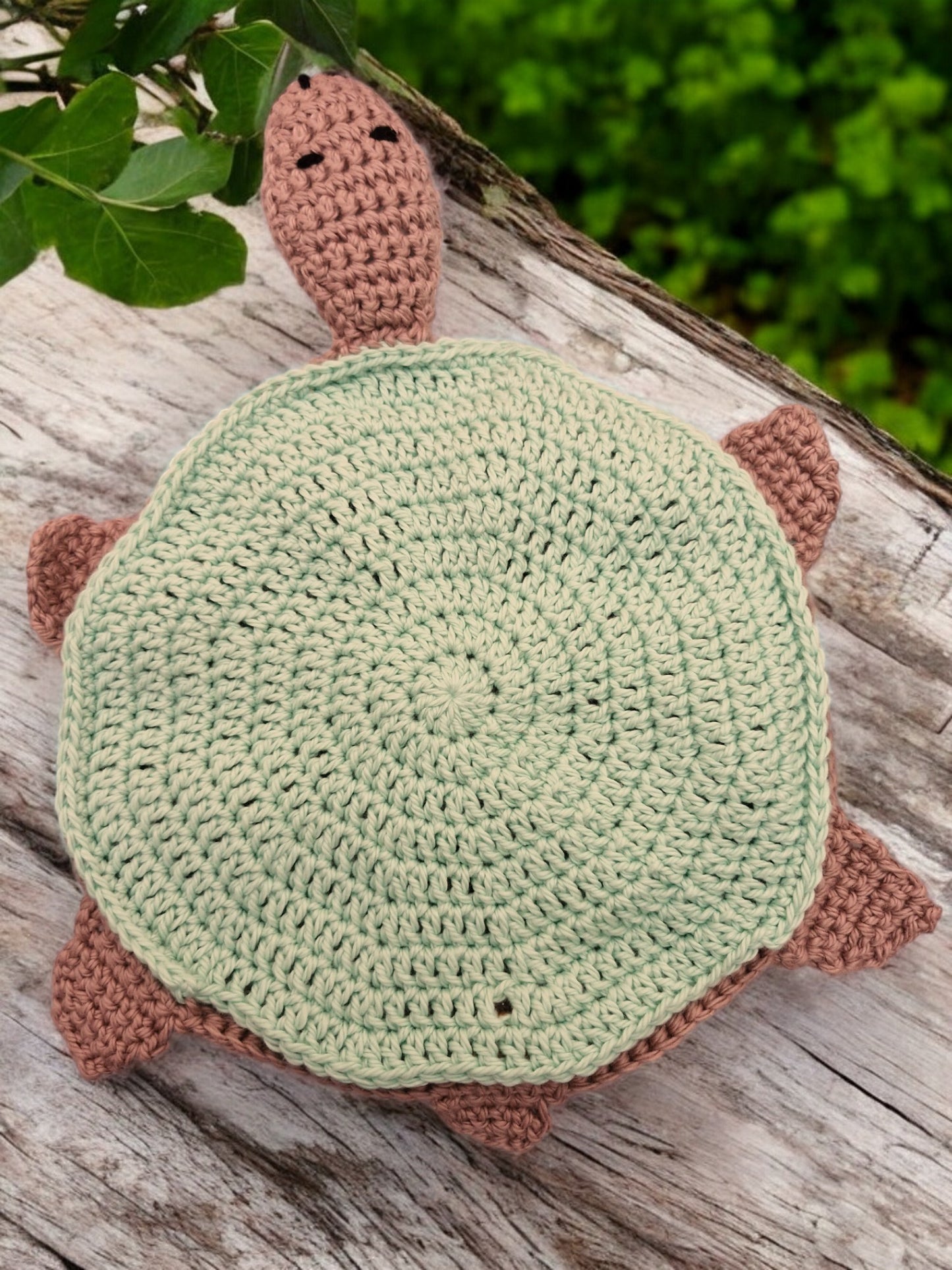 Handmade Crochet Turtle and Babies Memory Game - Cotton Soft Toy