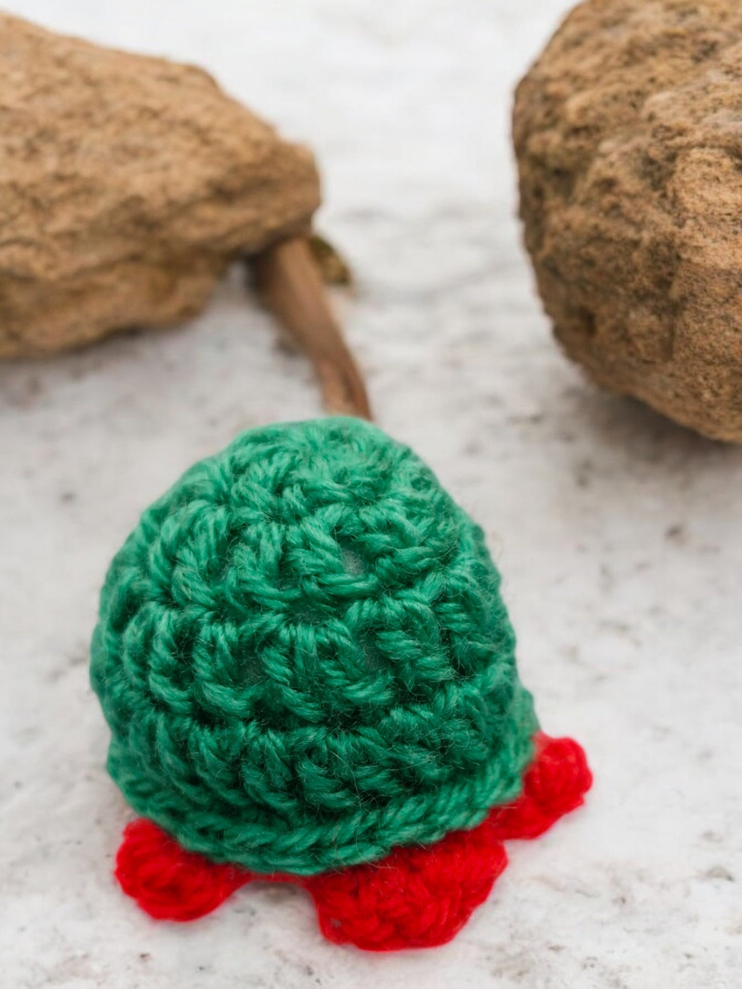 Handmade Crochet Turtle and Babies Memory Game - Soft Toy