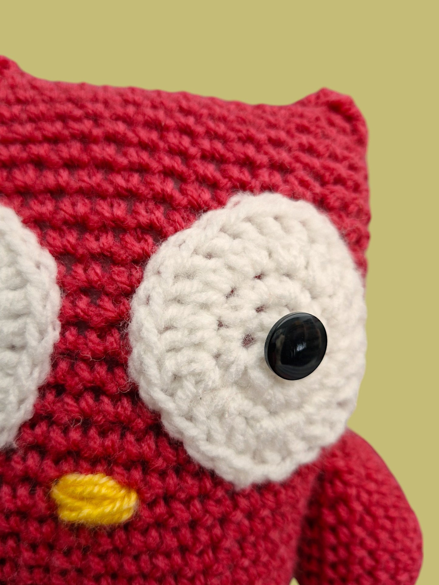 Handmade Crochet Owl - Aran Rust Soft Toy