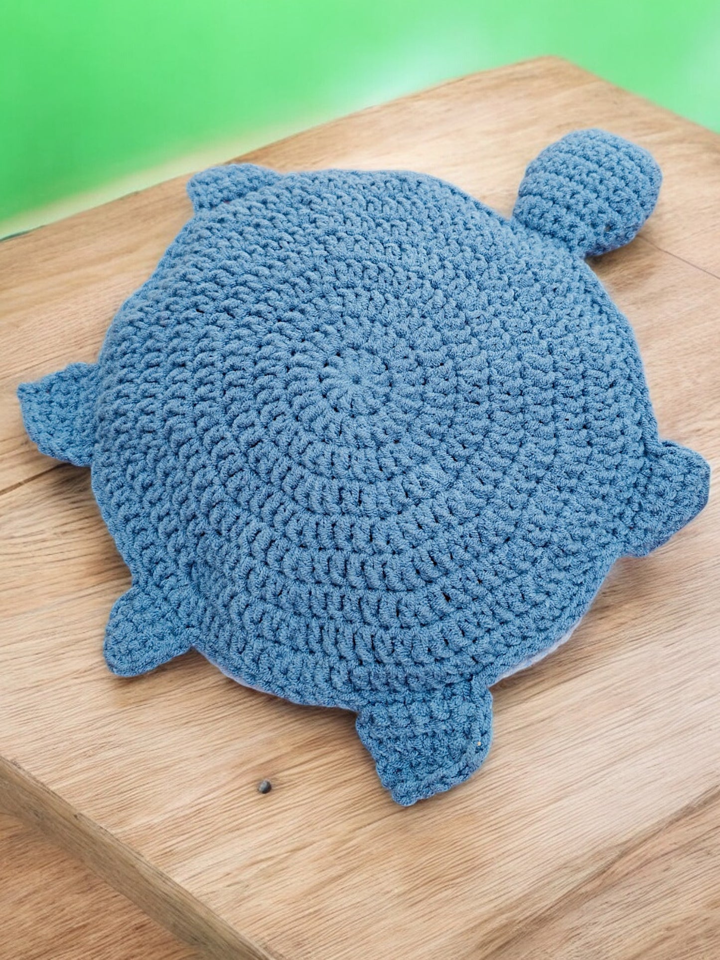 Handmade Crochet Turtle and Babies Memory Game - Soft Toy Blues